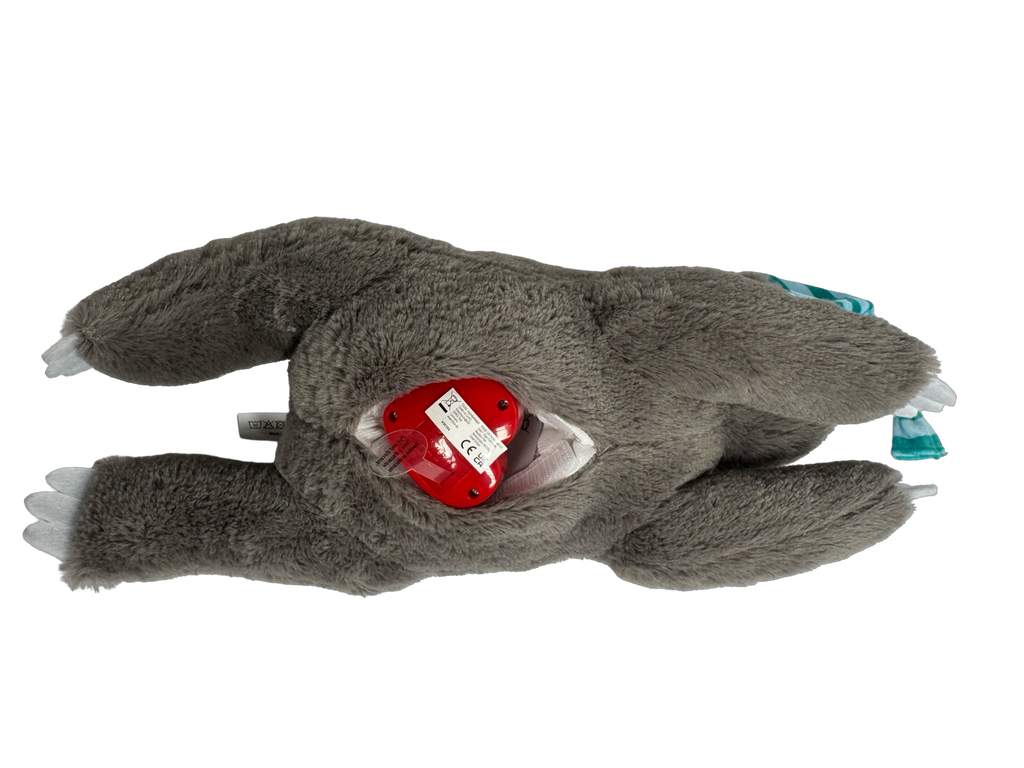 Luiaard met Hartslag - Puppy knuffel 34 cm