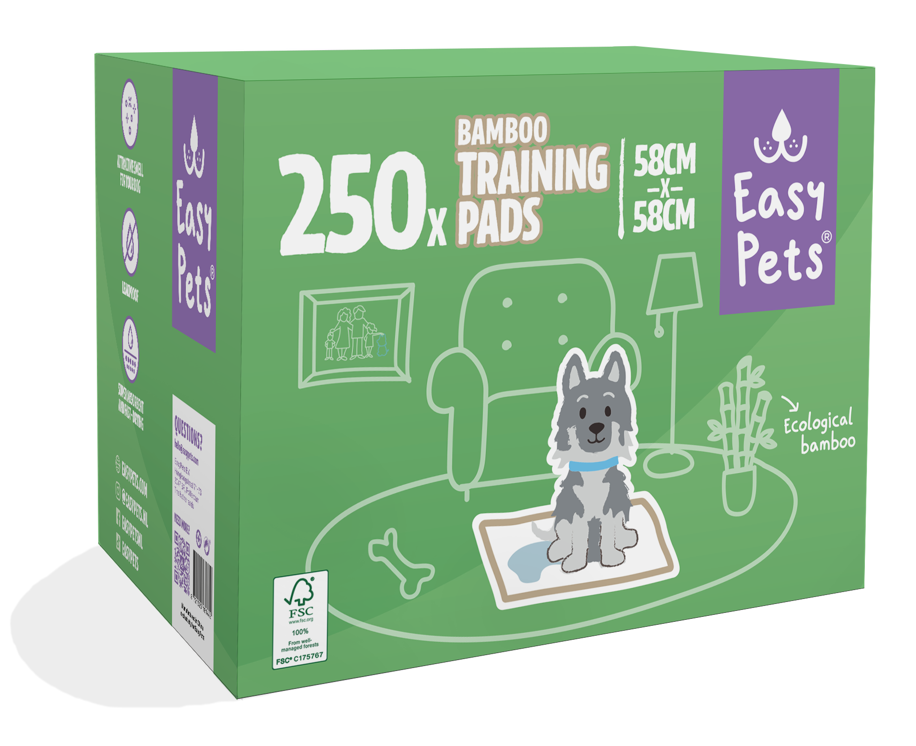 Puppy Training Pads Bamboo - Zindelijkheidsmatjes