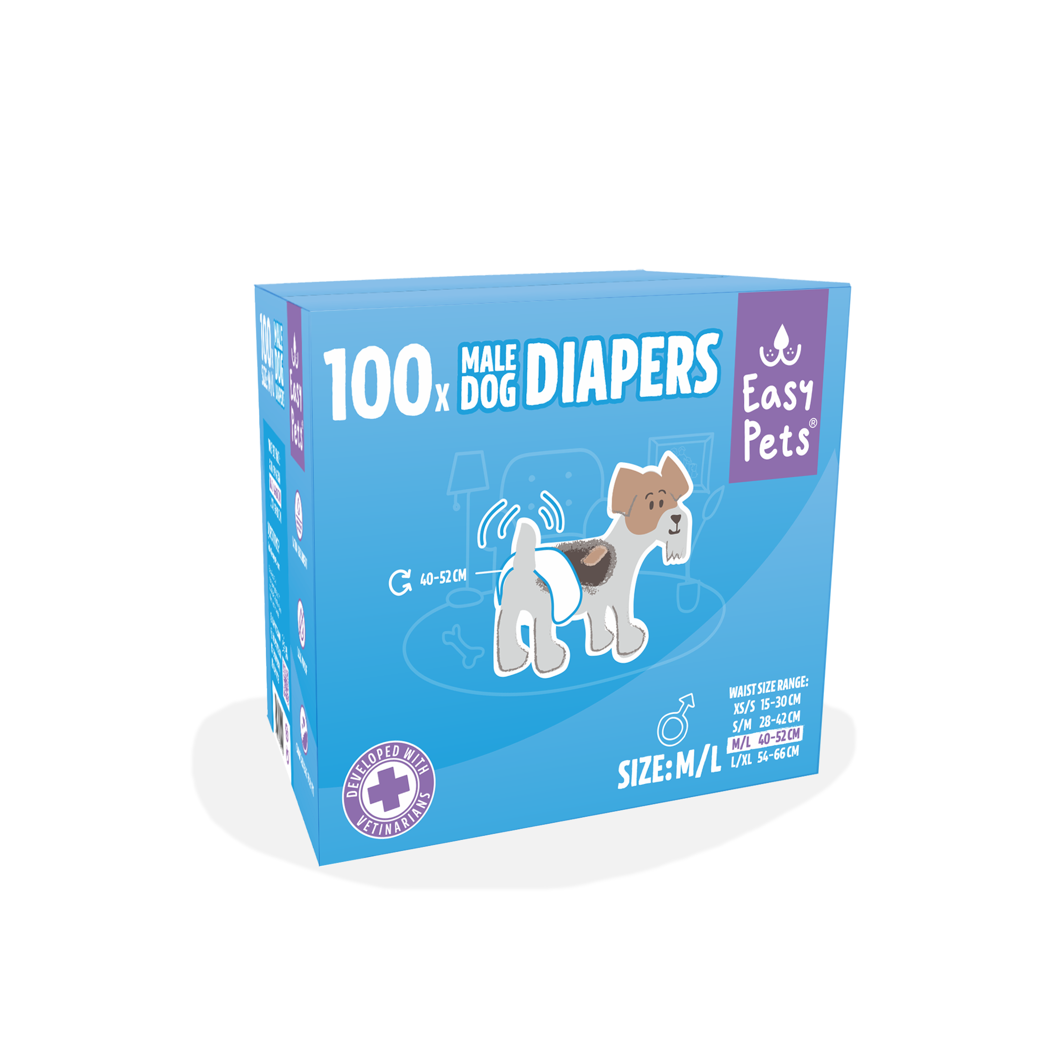 Luiers/Wraps reu 100st