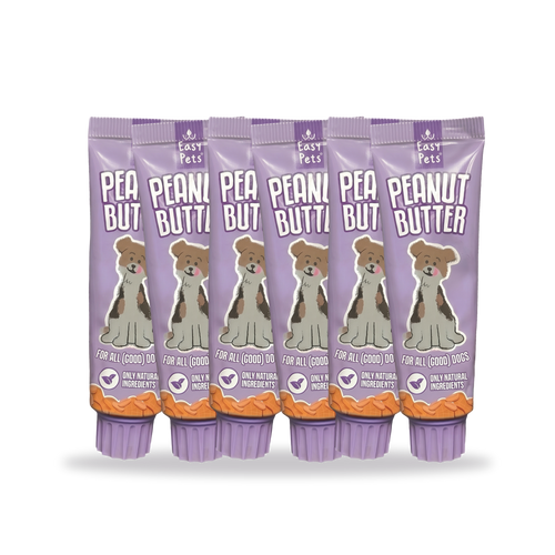 EasyPets Peanut Butter 6-pack, zes tubes
