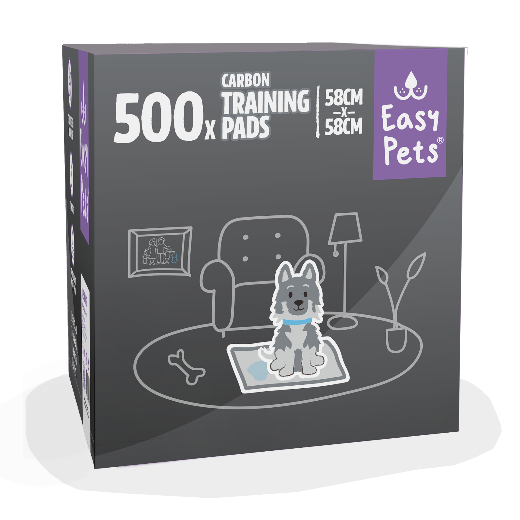 puppy pads 500 carbon big box