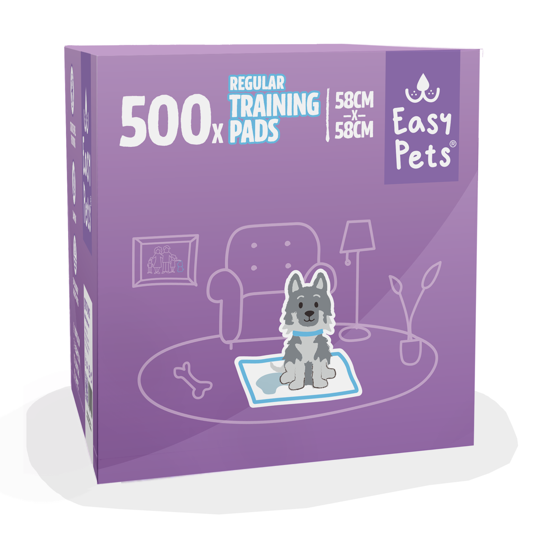 puppy pads 500 regular big box