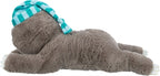 Zijaanzicht van de puppy knuffel met hartslag, 34 cm lang