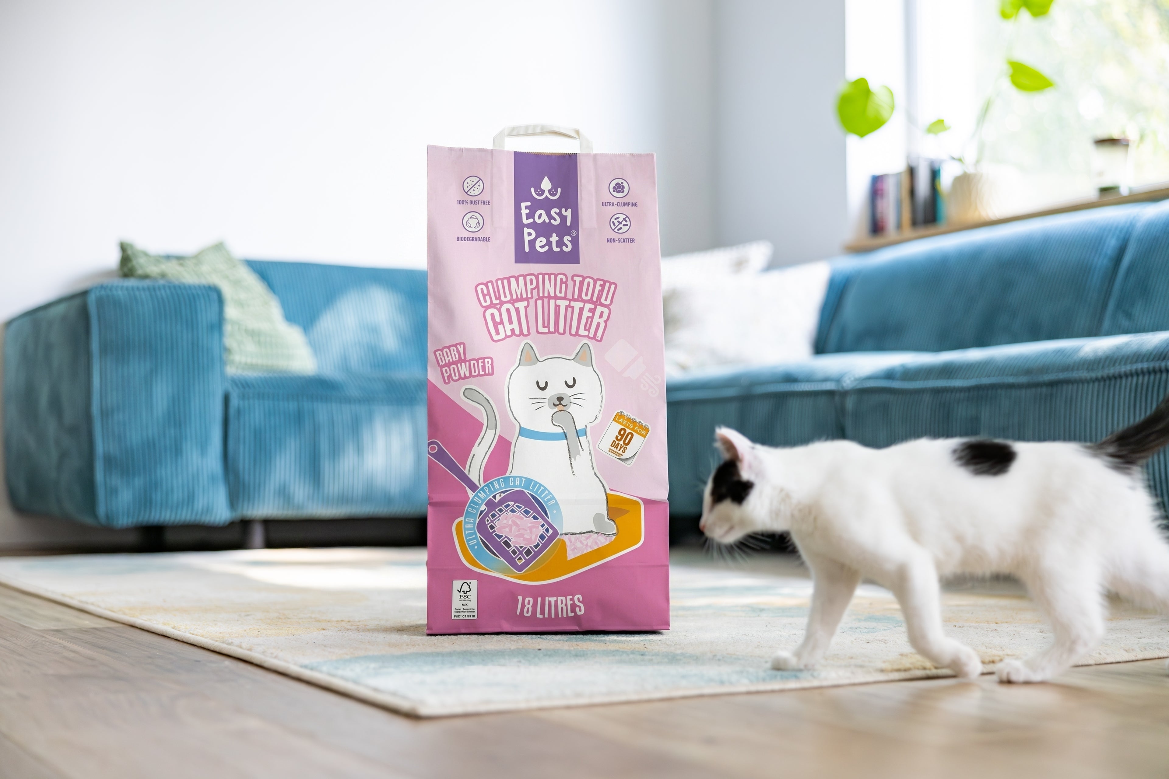 Tofu Katzenstreu · Babypuder