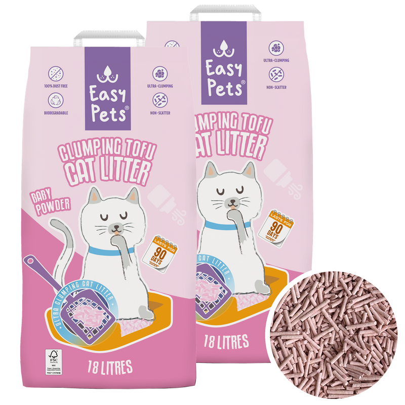 Tofu Katzenstreu · Babypuder